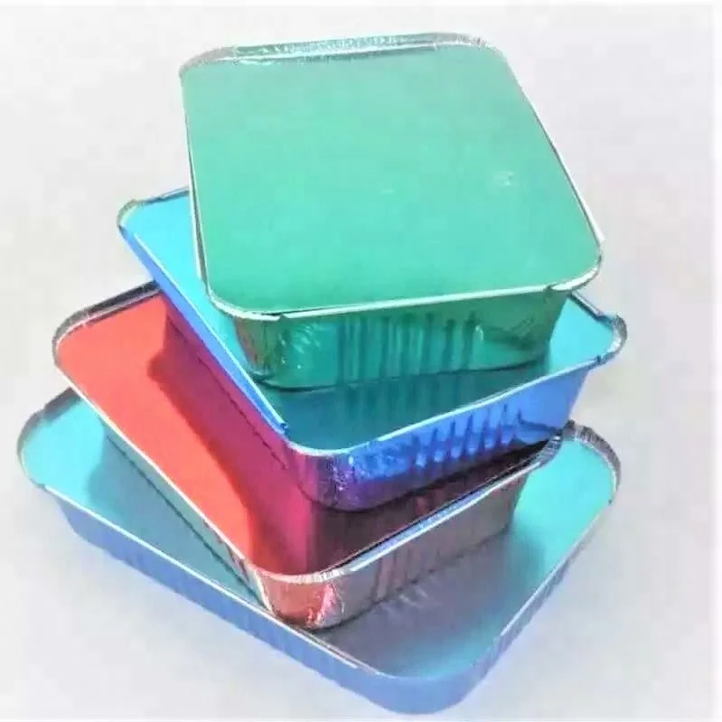 Safety aluminum foil packaging container/disposable tray
