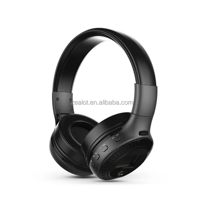 Zealot SD Player Wireless Music Bluetooth Headphones With Microphone Memory Card and FM Radio