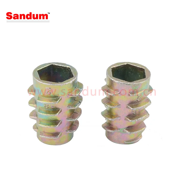 Insert Nut M6 Threaded Inserts for Wood and Furniture