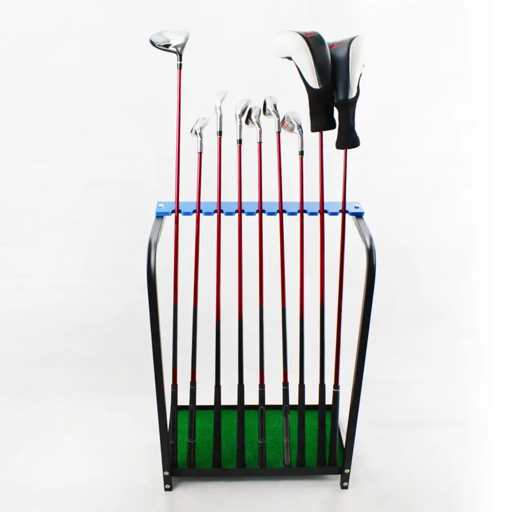 9 Pcs Clubs Shelves Rack Stand Golf Display For Golf Range Course ...