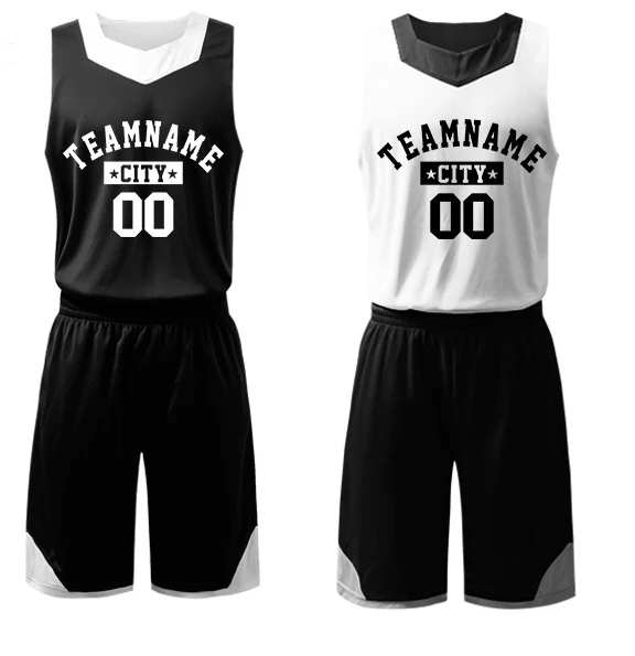 sublimation jersey black and white