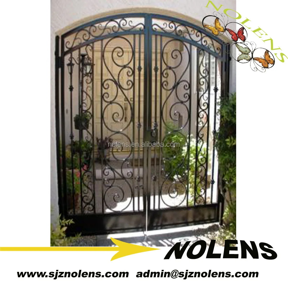 Hot Sales Used Wrought Iron Door Gates/cheap Wrought Iron Driveway Estate  Gate Factory In China - Buy Iron Gates For Sale,Door Iron Gate Design,Wrought  Iron Grill Gate Design Product on Alibaba.com