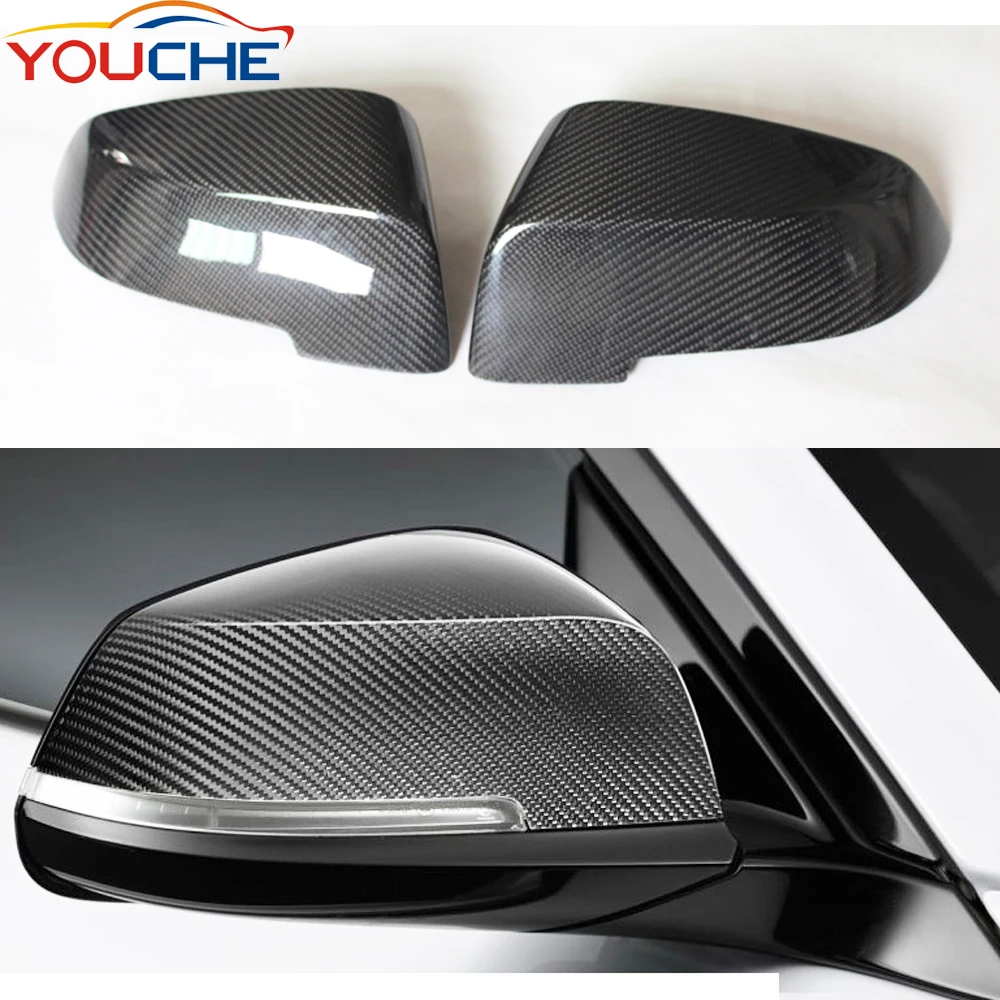 Arotom Carbon Fiber Side RearView Mirror Cover for BMW 3 Series F20 F21 F22 F23 F30 F31 F34 F32 F33 F36 X1 E84 F87 212-18 Upgrade the Look Excellent Anti-Scratching Process Carbon Fiber 