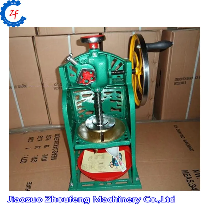 Commercial Manual Ice Crusher and Shaver Machine Snow Cone Maker