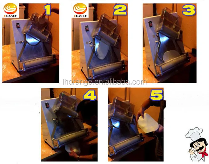 Commercial Pizza Dough Sheeter Roller Rolling Machine