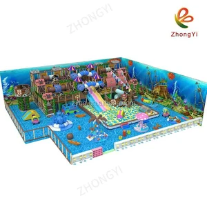 Indoor Playground Equipment Customized Design Theme Park Kid Plastic Playground