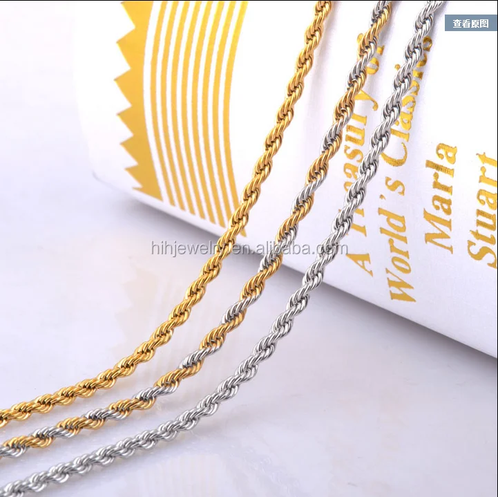 Rope Chain Chain Link Types Jewelry Rope Chain Types Of Mens Chain