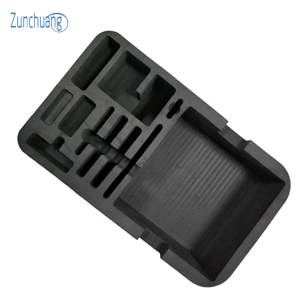 Индивидуальная форма, черная вспененная упаковка eva, инкрустация