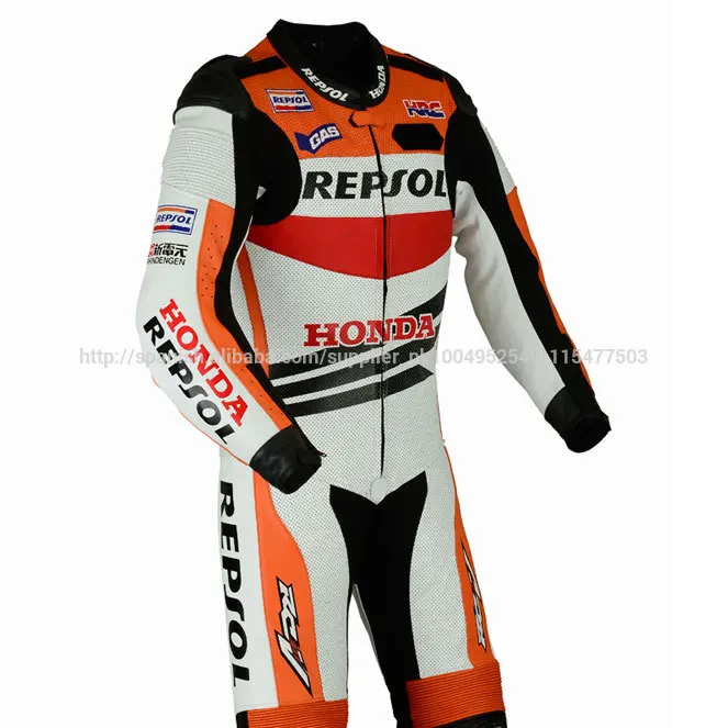 New Safety Suit Honda Repsol Cuero Moto Traje,John Hopkins Traje Por  Encargo De Cuero Para Hombre Del Motorista Marquez Traje - Buy 