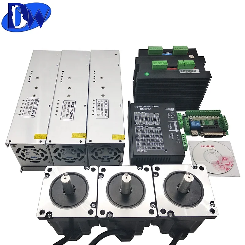 2-Axis NEMA23 CNC Kit 36V/9.7A 270 oz-in KL-4030 