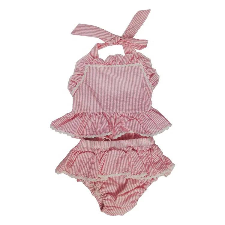 
2019 seersucker, оптовая продажа, летний купальник seersucker, бутик, Детские купальники с рюшами 