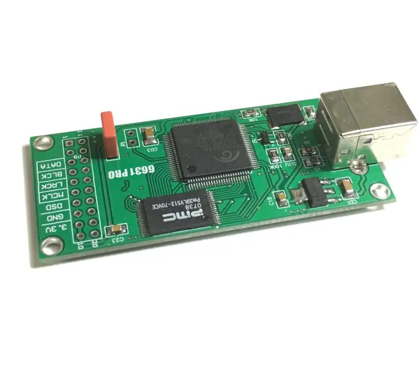 Tarjeta De Sonido USB DollaTek CM6631A Con Salida Coaxial SPDIF E I2S, 32/24Bit 192K, Para Actualizar DAC Y Decodificadores