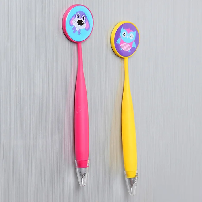 Ручка Licheng BP3395 с магнитом рекламная магнитная ручка резиновым покрытием в виде единорога для холодильника