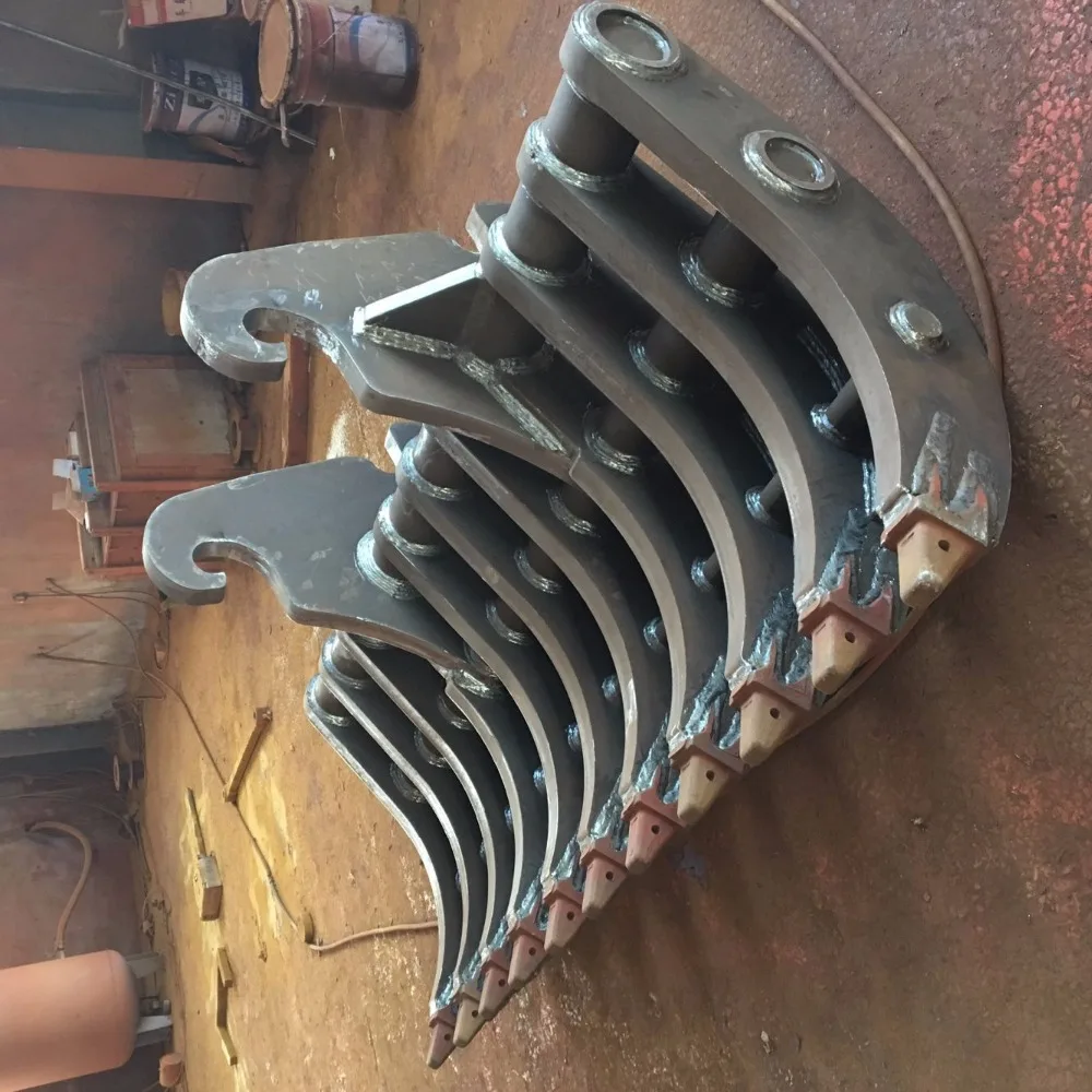 Excavator Rake With Cw45 Ear Base - Buy Excavator Rake,Root Rake For ...