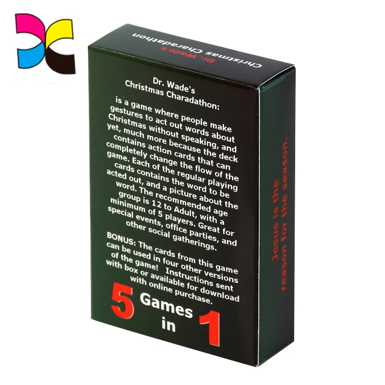 Пользовательская Передняя и задняя стороны забавная пользовательская Дата ночные игры карты печать