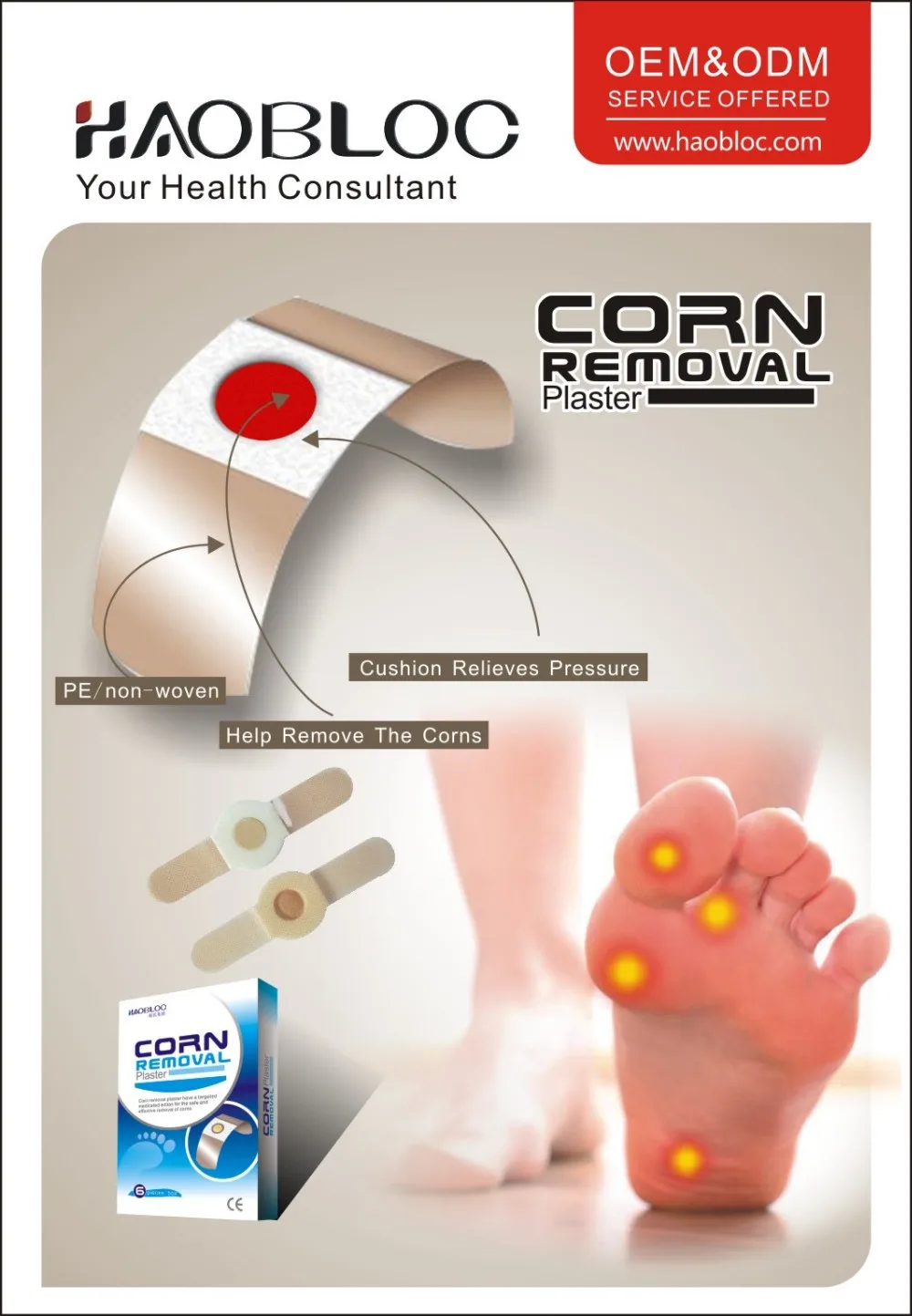 Latest Callus and Wart Foot Pain Foot Chicken Eye Foot Corn Plaster
