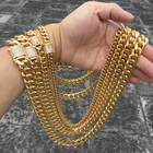 Miss Jewelry Hot Selling Heavy Gold Chain Cuban Link, Diamond Cuban Link Chain