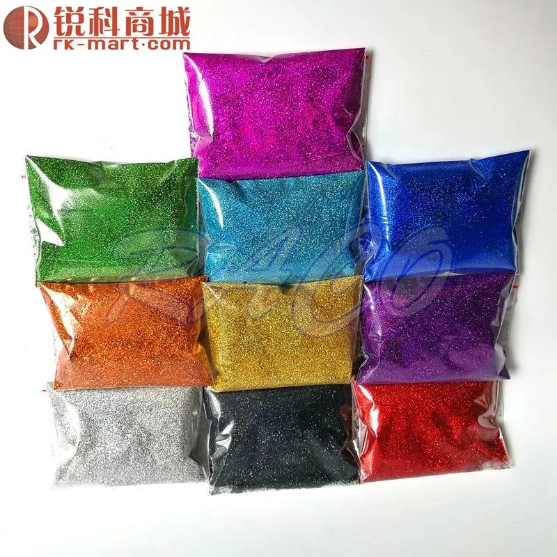 Colorful PET glitter powder for printing painting 1kg per bag From m.alibaba.com