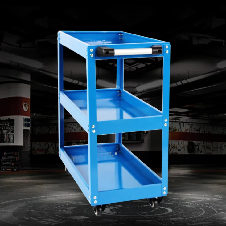 Iron Handling Equipment Three Layer Wholesale Heavy Duty Fold and Extend Moving Dolly Tool Cart