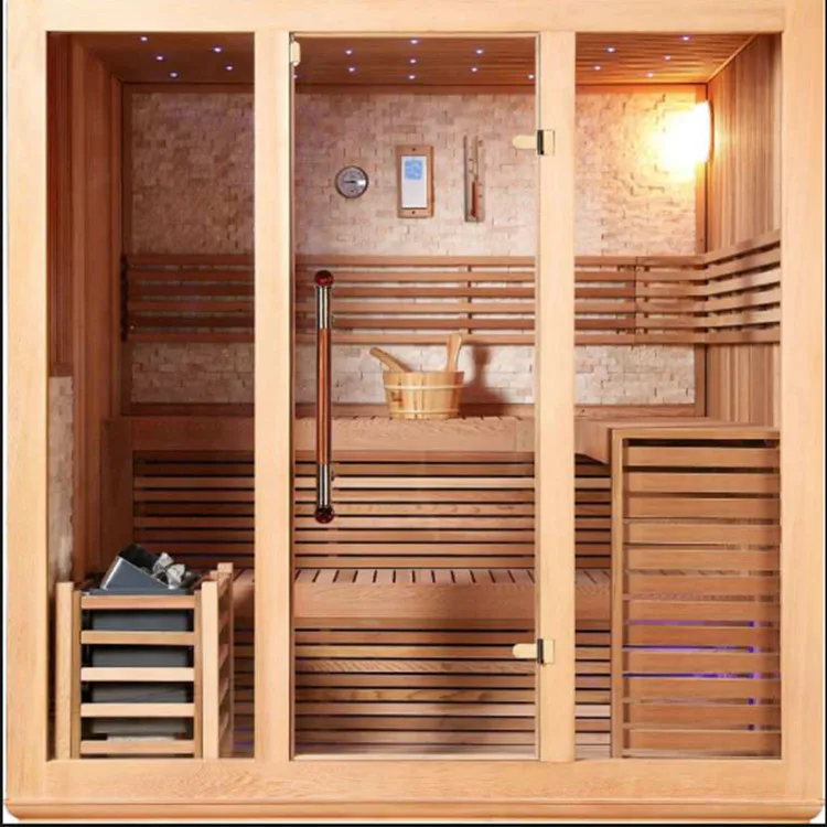Modern Design Precision Therapy Far Infrared Sauna Hemlock Solid Wood with Computer Control Panel
