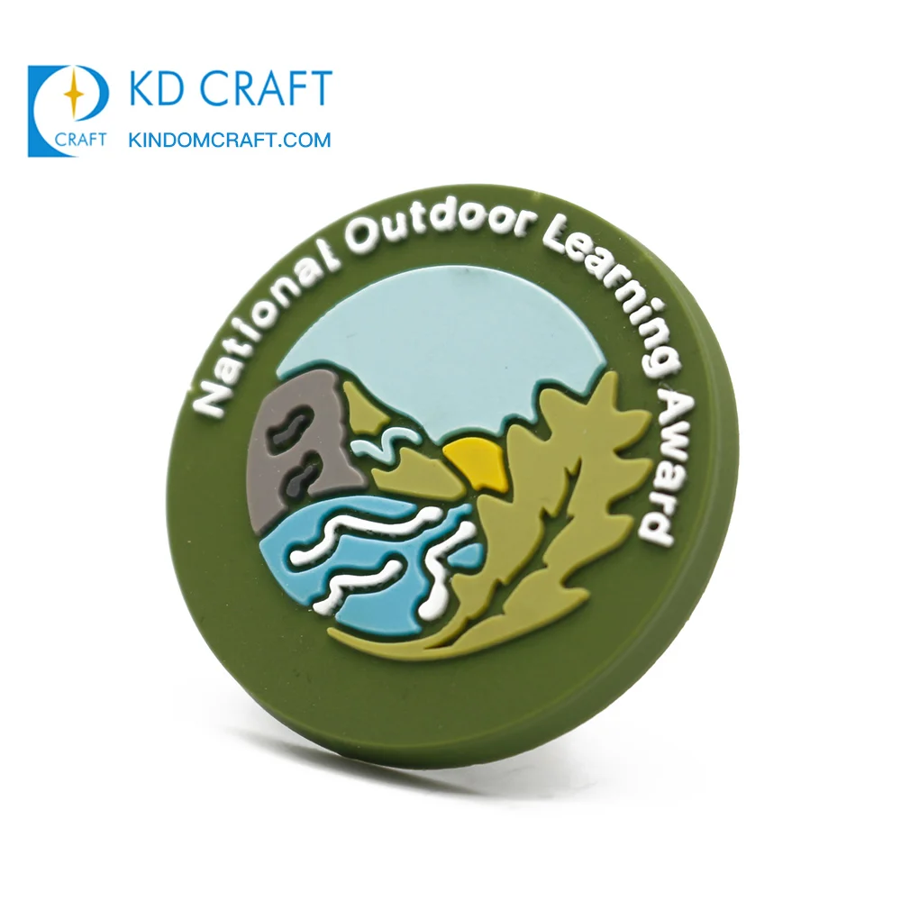 Manufacturers Custom 3d logo Color Filled Fancy Rubber Soft Pvc Lapel Pin Badge for Promotion