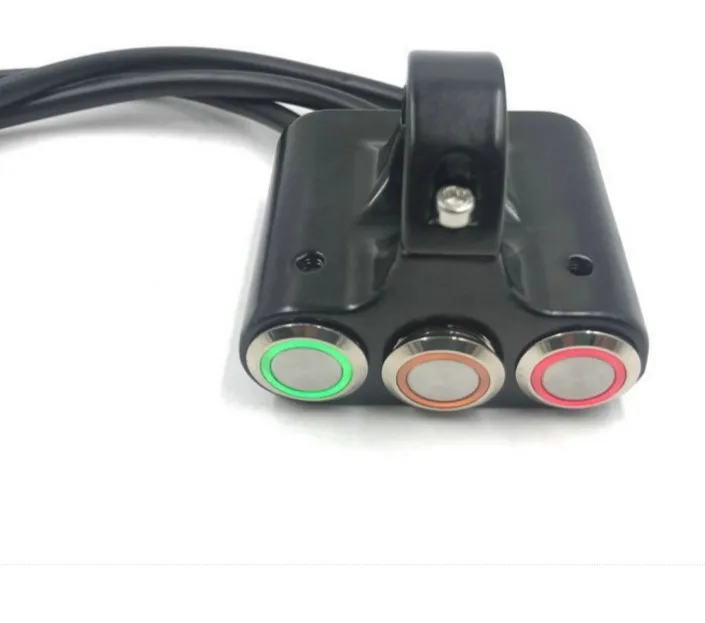 Переключатели на руль мотоцикла 22 мм Противотуманные фары ВКЛ-ВЫКЛ с индикатором