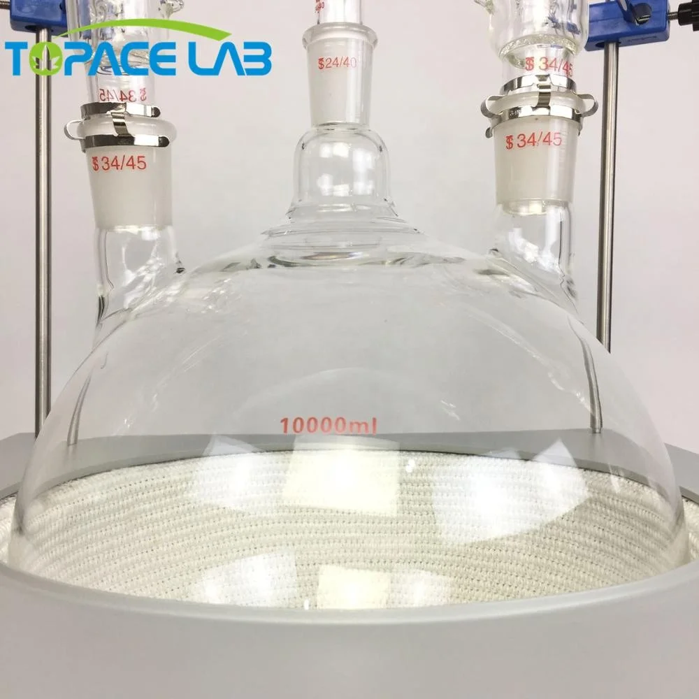Mini Lab Short Path Distillation Equipment 2L 5L 10L 20L SPD Glassware Electric Rotary Evaporator Desalinization 50L Flask New