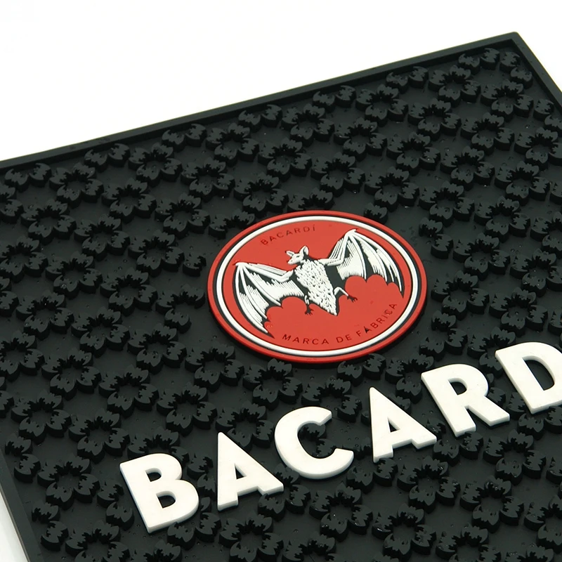 high quality 3d square shape bacardi