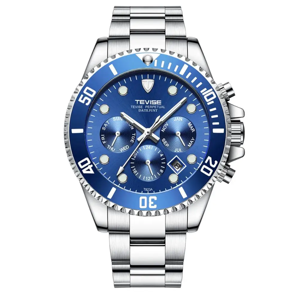 tevise mens watch top brand luxury Alibaba