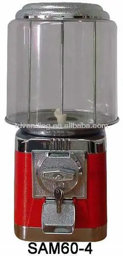 Металлический торговый автомат для конфет с коробочкой для монет