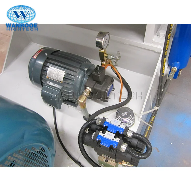 Plastic Crushing Machine HDPE PVC Plastic Pipe Crusher with Claw Knives
