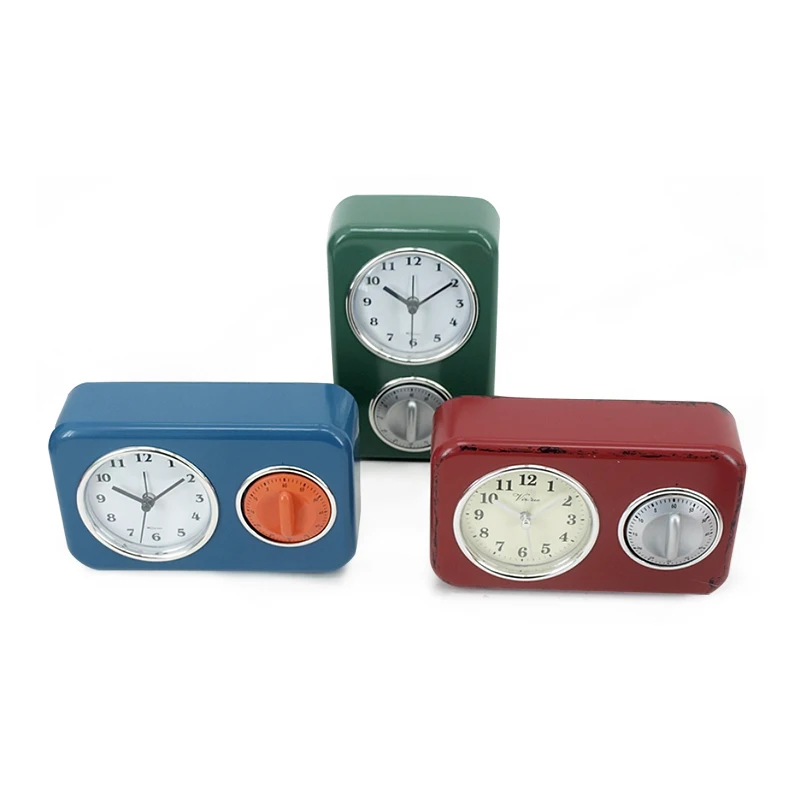 May Time Unique Design Vintage Table Timer Clock for Kitchen Room