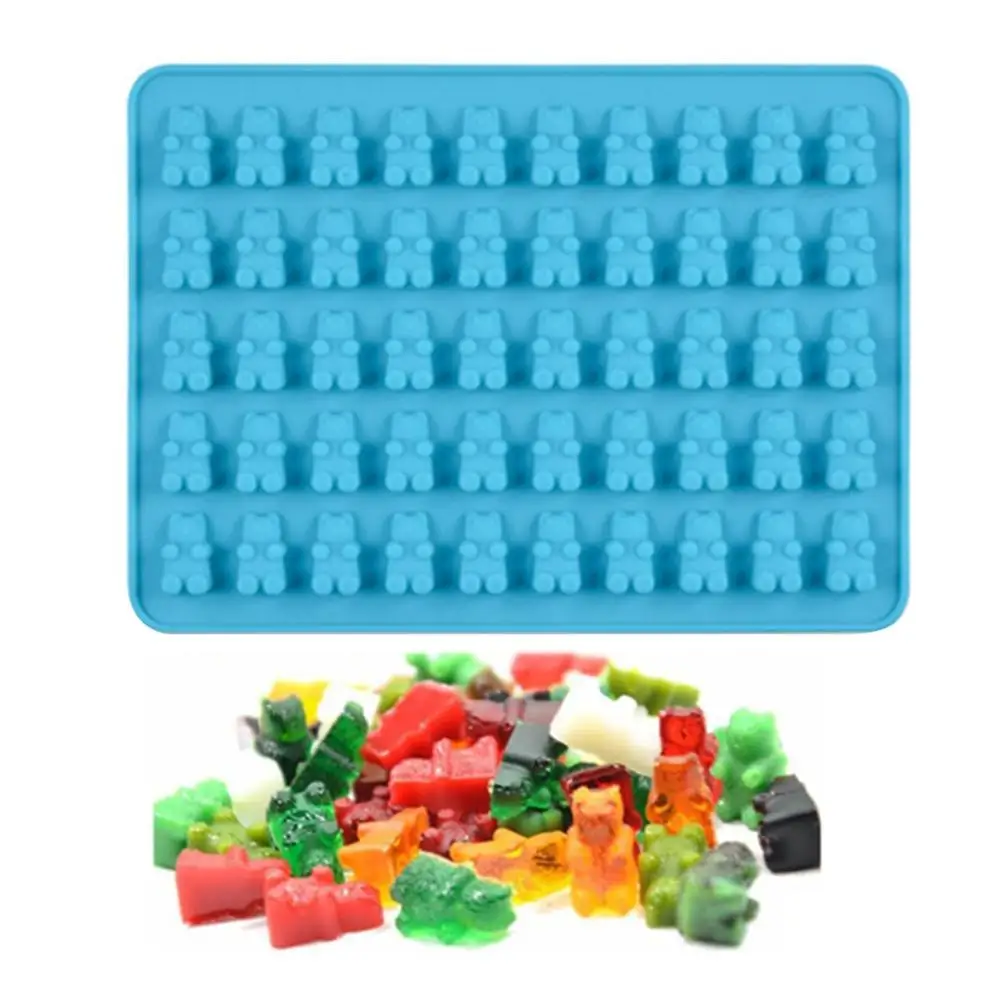 Gummy Bear Mold Candy & Ice Cube Tray Chocolate Maker 3 Silicone