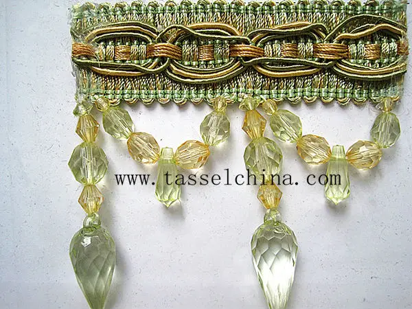 
Лидер продаж 2013, бахрома с бусинами в форме капли для штор 