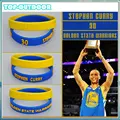 2pcs set Silicone Wristband Bracelet Bangle Basketball Star Stephen Curry James Kobe Jordan Power Bands