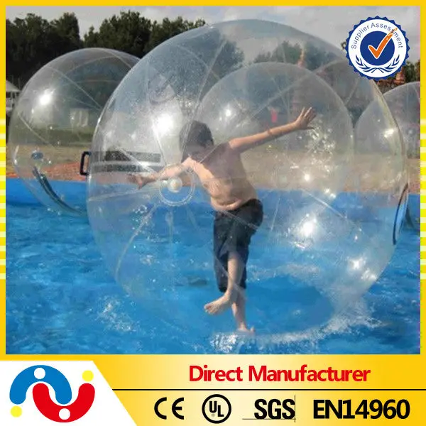 marcher sur boule à eau, ballon géant eau gonflable
