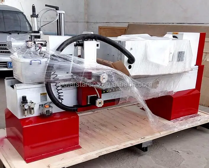 4 Axis 3d Model Cnc Wood Lathe Turning Machine