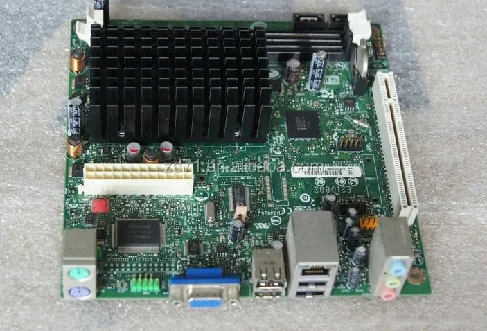 Carte Mère Intel D410PT Mini-ITX Atom D410 + 2Go DDR2 - Fanless, Occasion