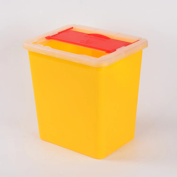 
 MM-SC8F 8L логотип под заказ медицинский многоразовый одноразовый острый контейнер с крышкой  