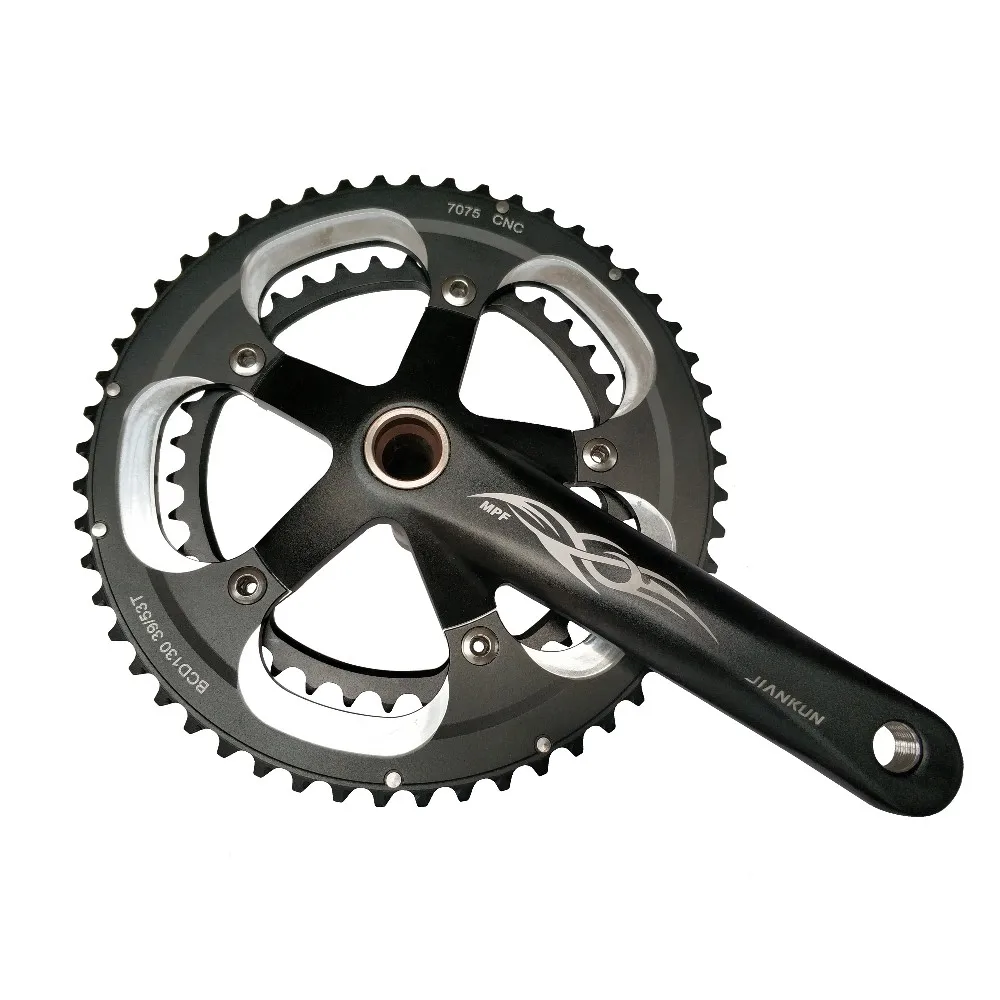 Fast deliveryroad bike/bicycle Crankset with new light bb sets 110BCD Aluminum Alloy 170mm 34/50T road  bike Crankset