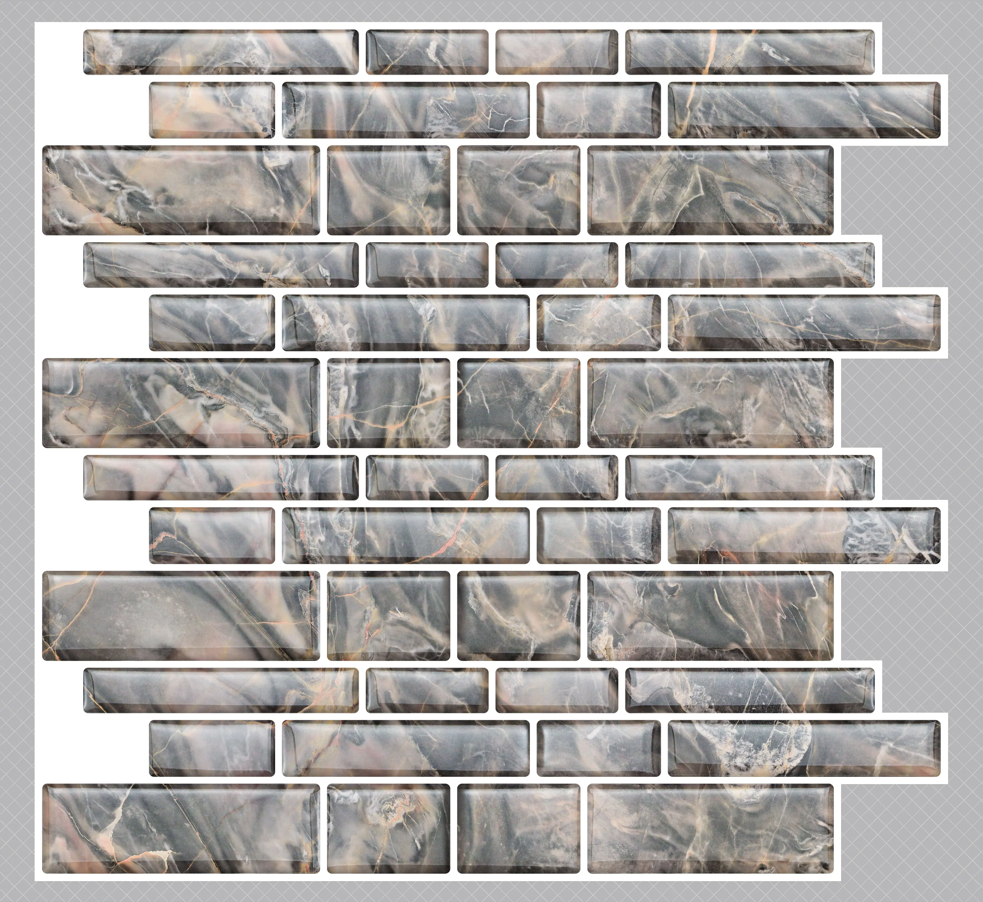 
 Кухонная клейкая стеклянная плитка, самоклеящаяся мозаичная плитка, настенная плитка  