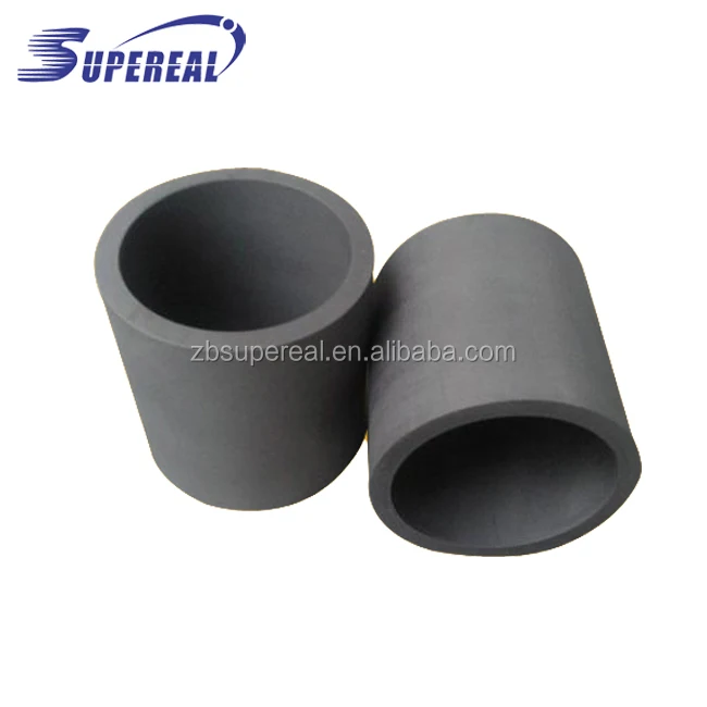 High Temperature 1650 C Silicon Carbide Graphite Brass Melting Ceramic Crucibles
