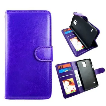 Hot sale Magnet Wallet flip Cover PU Leather case for samsung galaxy S5/G9600