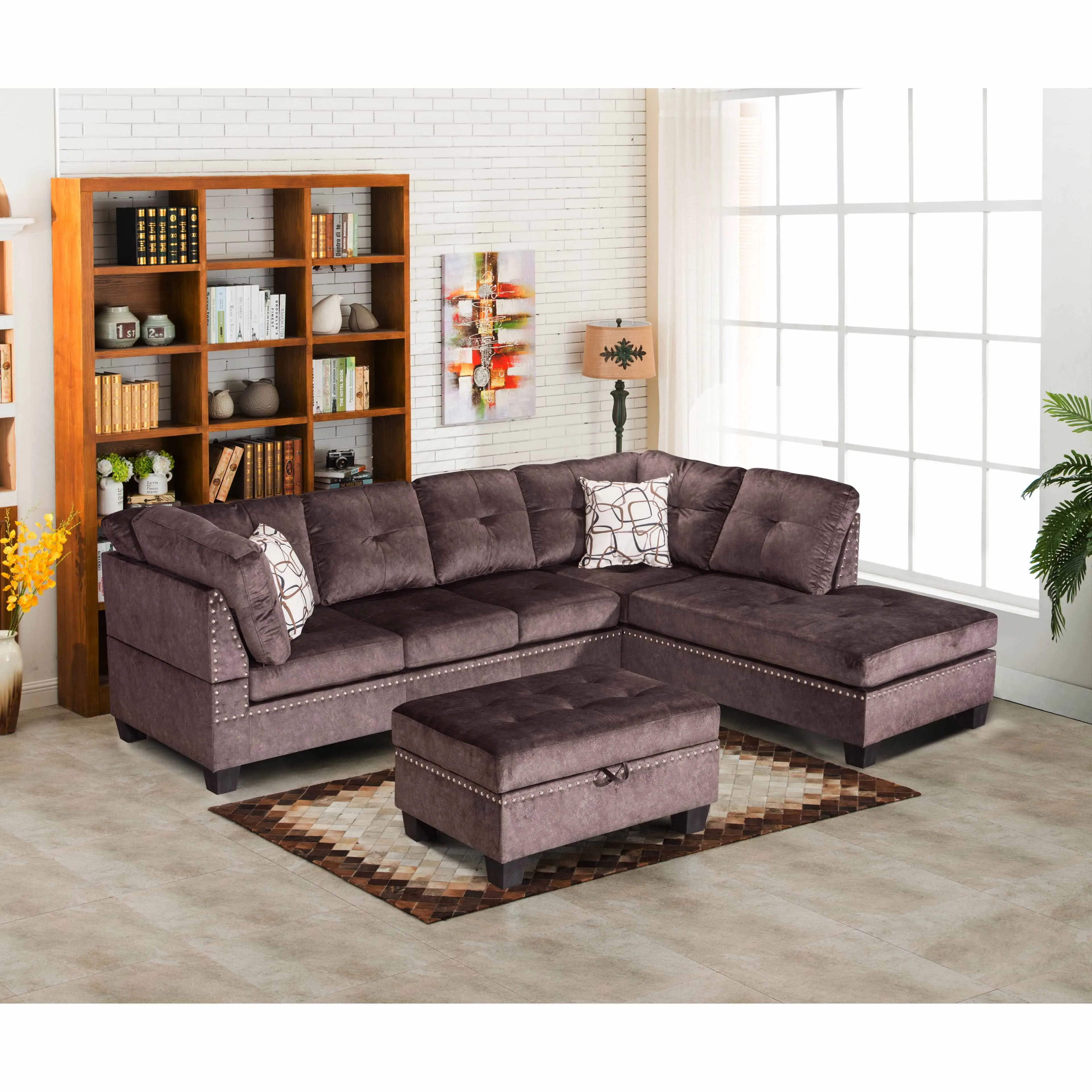 Wholesale Good Quality L Shaped Sofa Sectional For Living Room Luxury