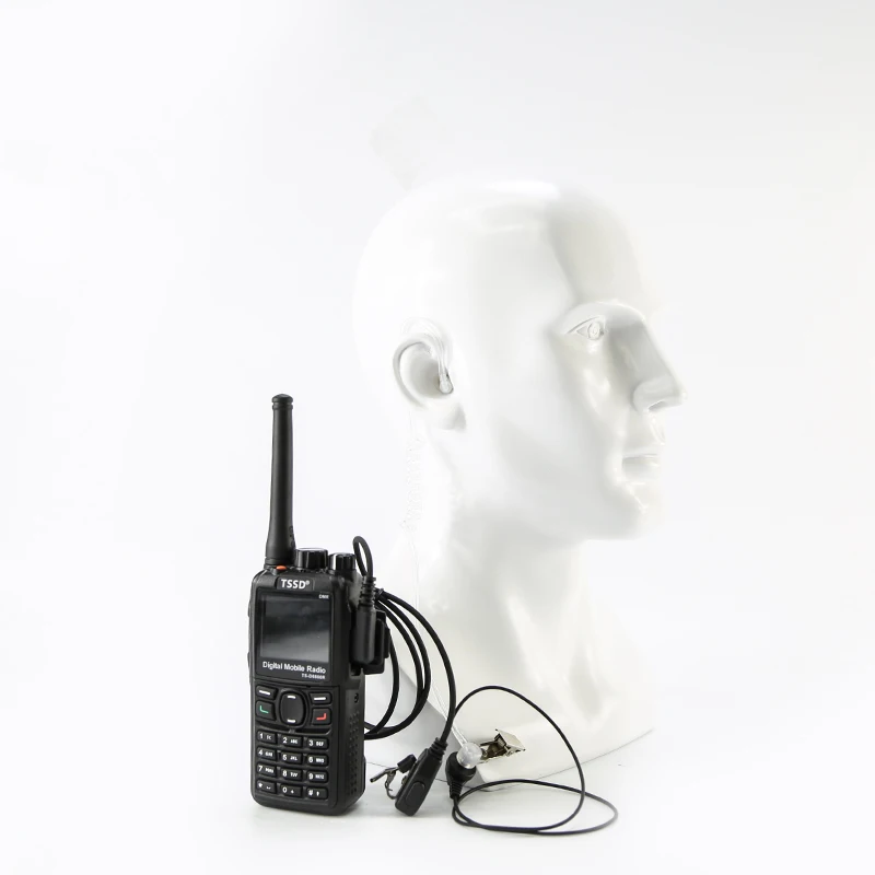 
 2 Pin PTT MIC гарнитура Тайное Акустическая трубка In-ear наушники для Baofeng UV-5R BF-888S CB радио аксессуары  
