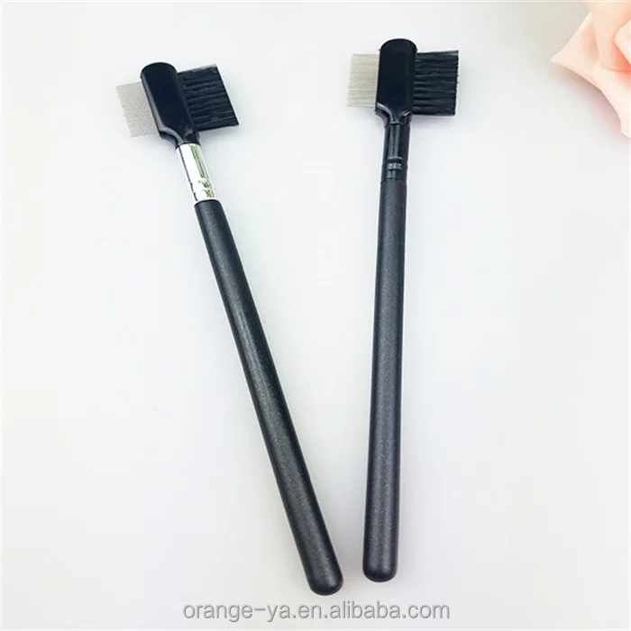 lash cleaning brush eye lash brush with steel comb