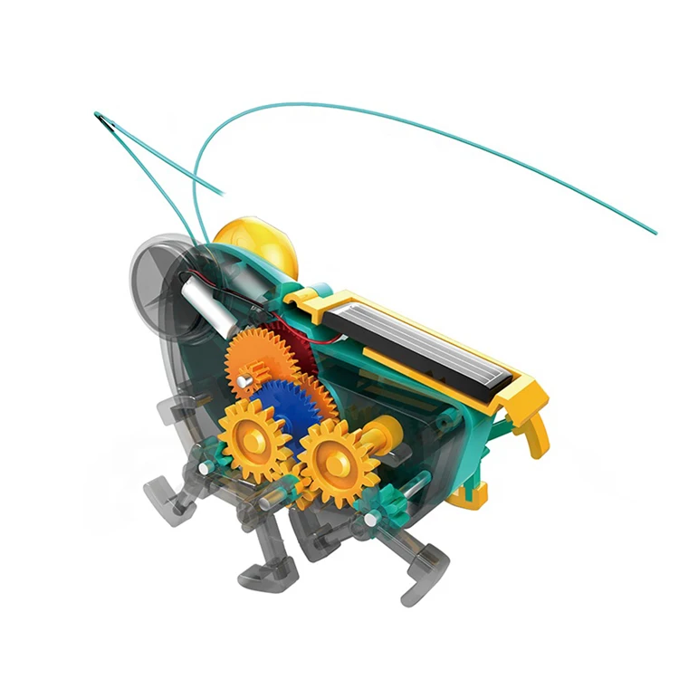 Green Energy Bug Cricket Robot Educational Solar Power Toy for Kids