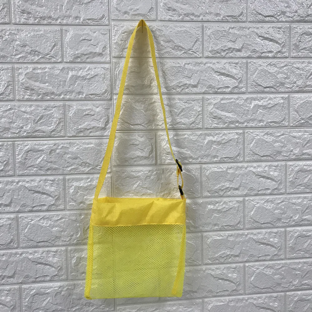 Оптовая торговля в наличии детский Морская ракушка с защитной крышкой сетчатые пляжные сумки из дышащего