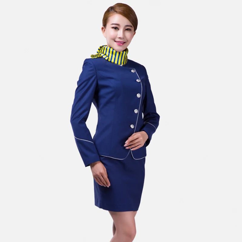 Asia Airline Polit Formal Dress Uniform Navy Blue Airline Uniforms Flight  Attendant Outfit - Buy Flight Attendant Outfit,Airline Uniforms Flight  Attendant Outfit,Airline Uniforms Product on 