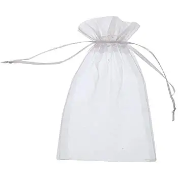 small sheer drawstring bags